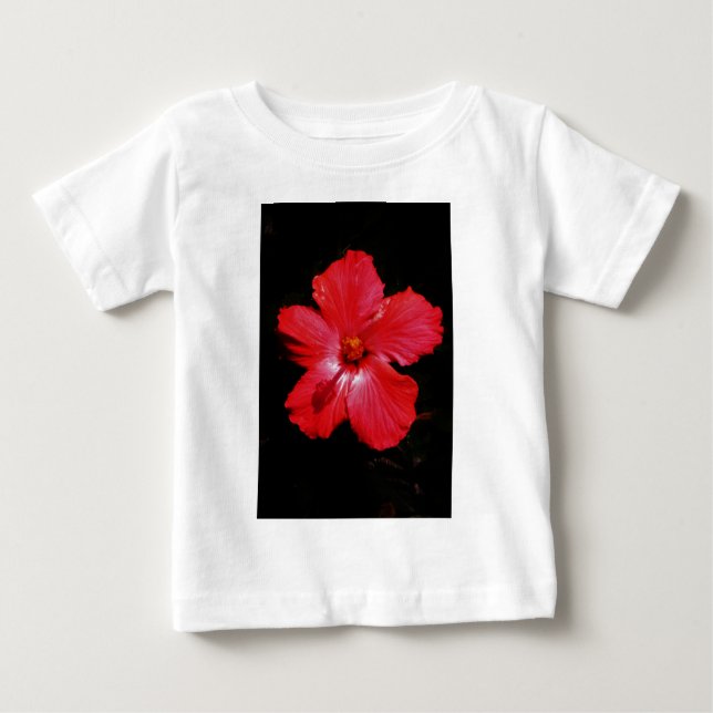 Red Hibiscus Tee Shirt (Framsida)