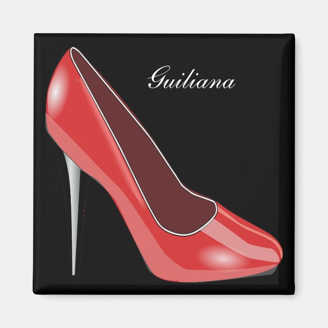Red High Heel Magnet (Framsidan)