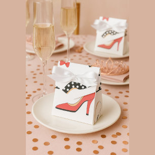 Red High Heel Polka Dot Glam Presentaskar
