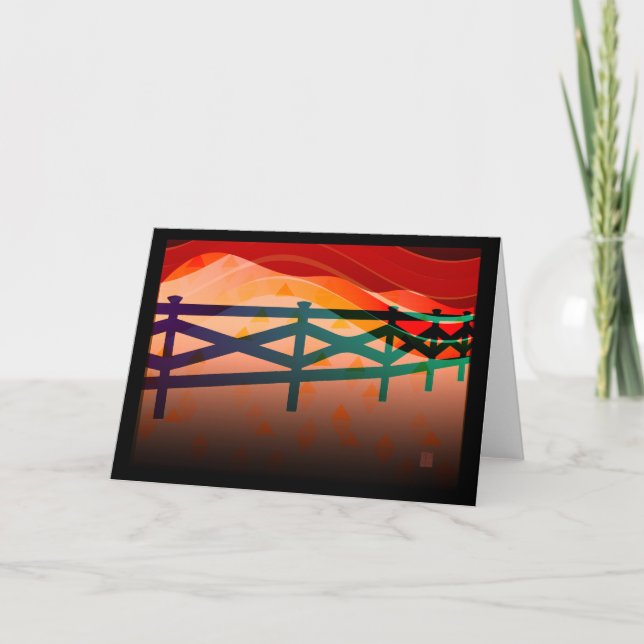 Red Himlar Shepherd Card Kort (Framsida)