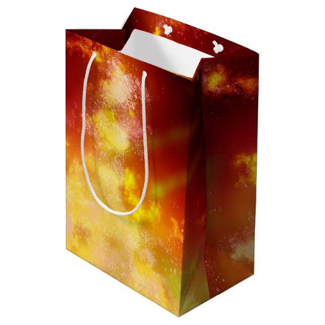 Red Himlar vid Natteldupphör Galaxy Birthday Gift  (Baksidan Vinklad)