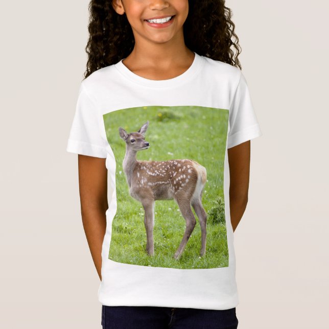 Red Hjort Fawn Shirt Tröja (Framsida)