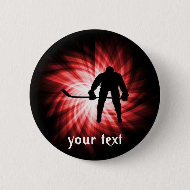 Red Hockey Knapp (Framsida)