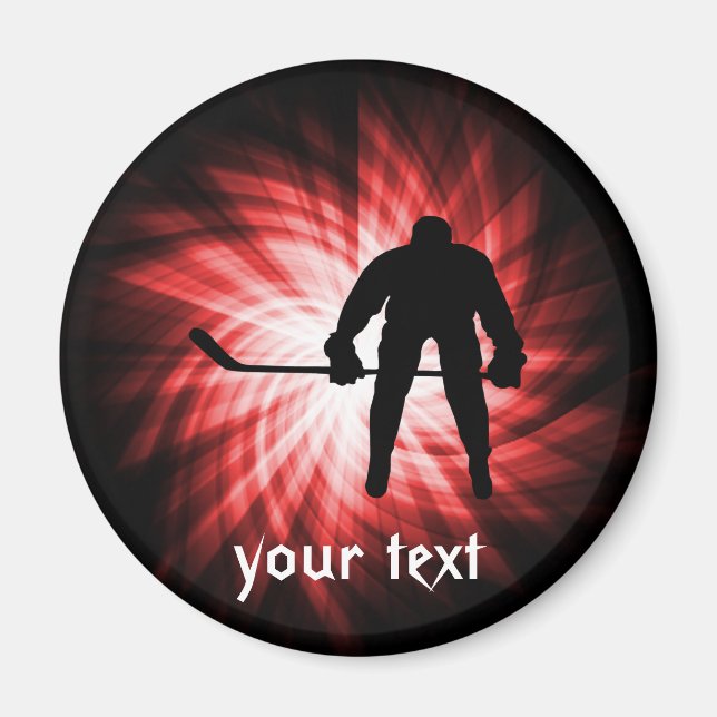 Red Hockey Magnet (Framsidan)
