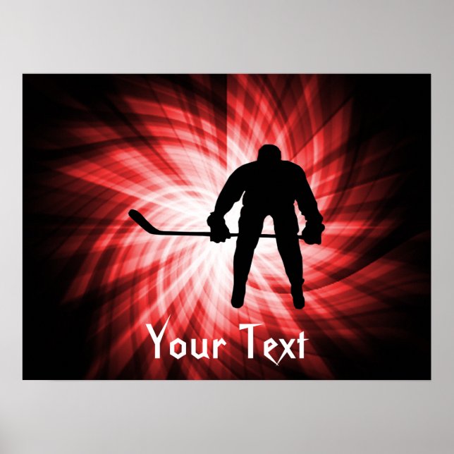 Red Hockey Poster (Framsidan)