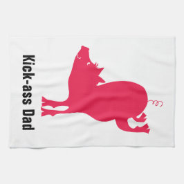 Red Hog Barbeque Kitchen Towel Kökshandduk