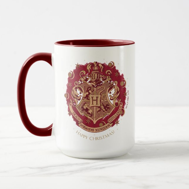 Red HOGWARTS™ Vapensköld Helgdag Mugg (Vänster)