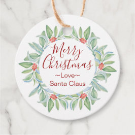 Red Holly Berries julfavorittaggar Gåvor Etiketter