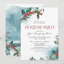 Red Holly Berry CORPORATE Julens Julfest