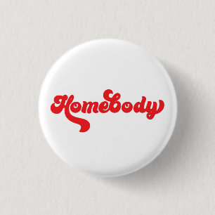 Red Homebody Vintage Type Knapp