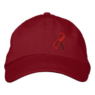 Red Hope AIDS hiv-kunskap om band Broderad Keps