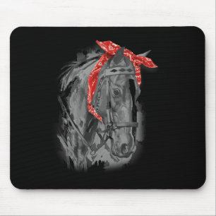 Red Horse Bandana för Musmatta