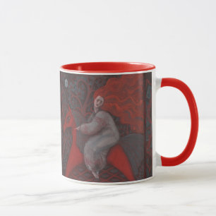 "Red Horse", ingeferkvinna, folkkonst, jordskalv Mugg