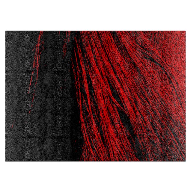 Red Horse Mane Abstrakt Caking Board (Framsidan)