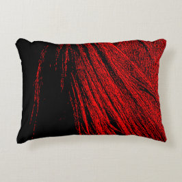 Red Horse Mane Abstrakt Dekorativ kudde