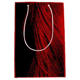Red Horse Mane Abstrakt Gift Bag