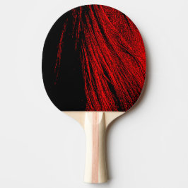 Red Horse Mane Abstrakt Ping Pong Paddle Pingisracket