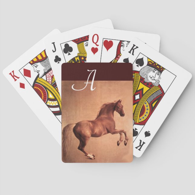 RED HORSE MONOGRAM CASINOKORT (Baksidan)