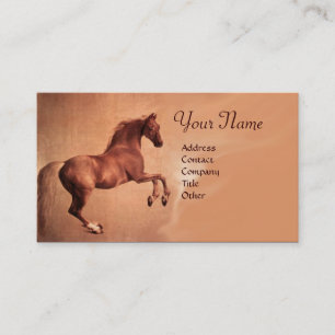 RED HORSE Monogram Visitkort