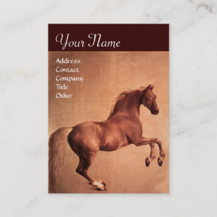 RED HORSE Monogram Visitkort
