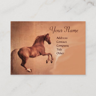 RED HORSE Monogram Visitkort