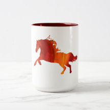 Red Horse Two-Tone Mugg