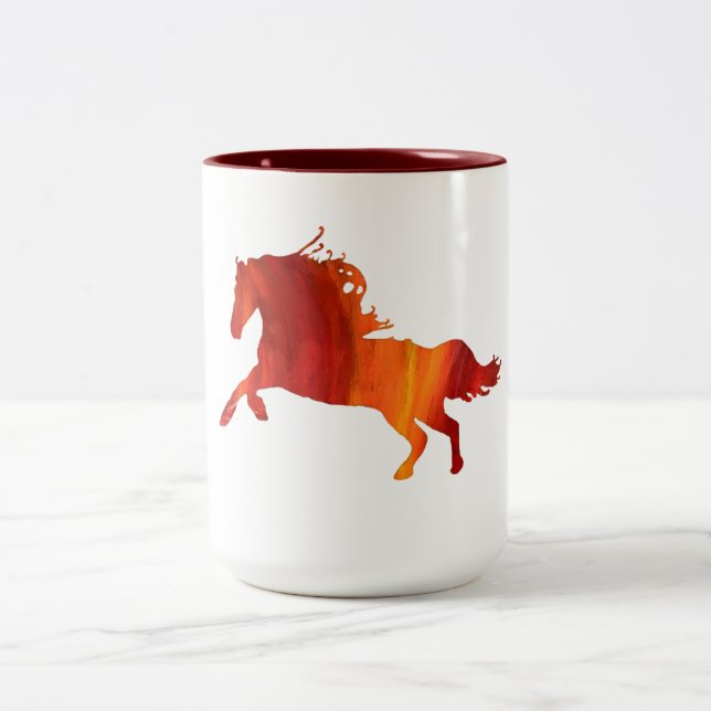 Red Horse Two-Tone Mugg (Center)