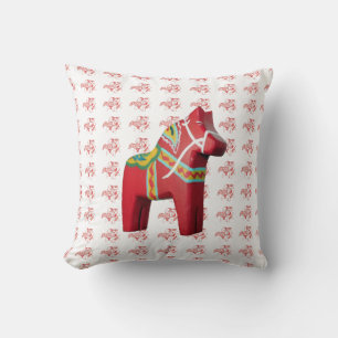 Red Horses Pillow Kudde