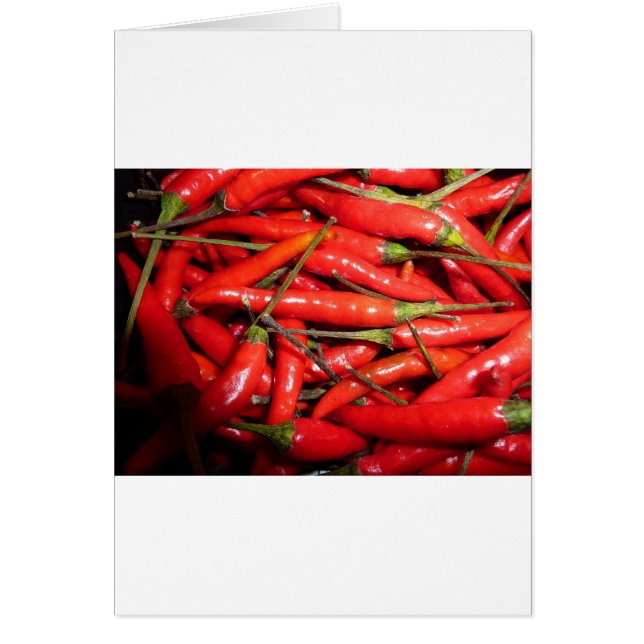 red hot chili hälsningskort (Framsidan)