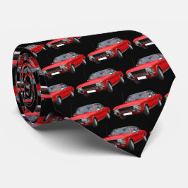 Red Hotrod 1970-talet Car Mönster Slips