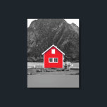 Red House Färg Pop Canvastryck<br><div class="desc">Kreativ av kanvastrycket Fotografi av Red House Selektiv färg-Färg</div>