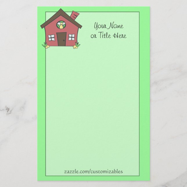 Red House Stationery (Framsida)