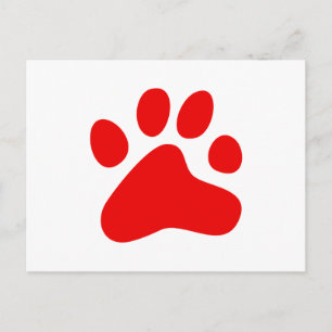 Red Hund Tass Vykort