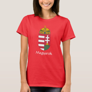 RED Hungary Jacka of Arm Magyarok T-Shirt
