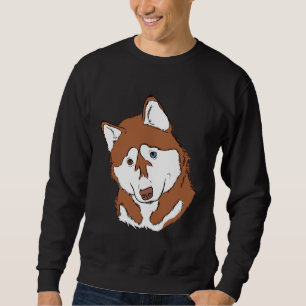 Red Husky Lång Ärmad Tröja