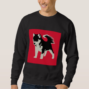Red Husky Lång Ärmad Tröja