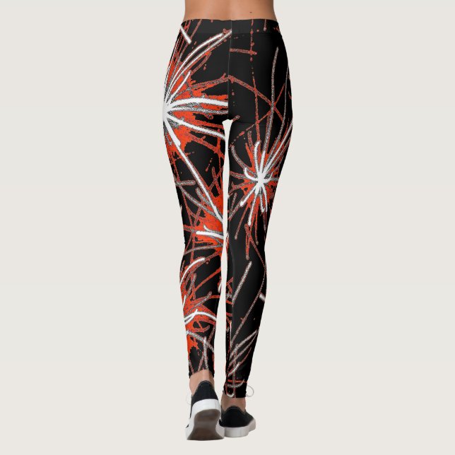 Red Impact Burst Leggings (Baksida)