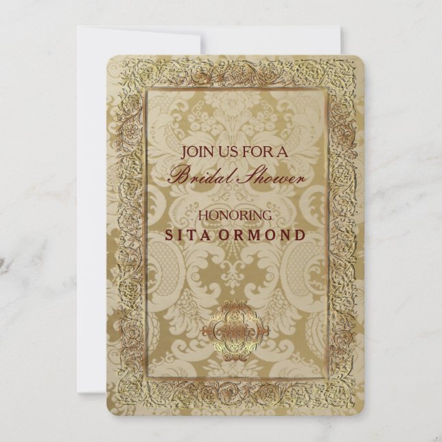 Red Indian Bröllop - Möhippa Card Inbjudningar (Framsida)