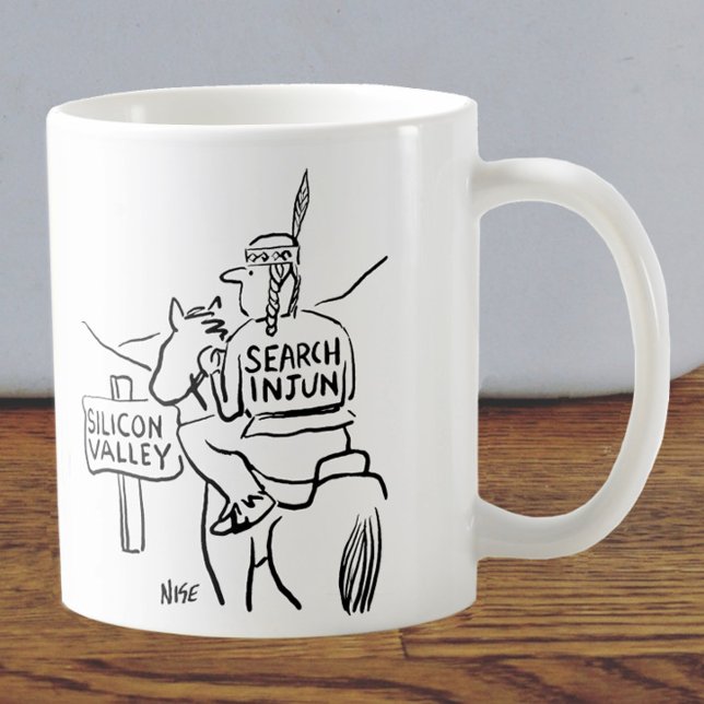 Red Indian on Horseback i Silicon Valley Kaffemugg (Skapare uppladdad)
