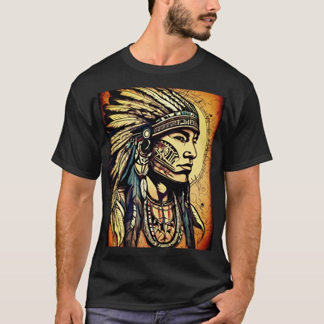 RED INDIAN T-Shirt (Framsida)