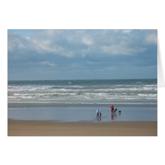 Red Jacka av Cynthia Wenslow Hälsningskort (Framsidan Horizontal)