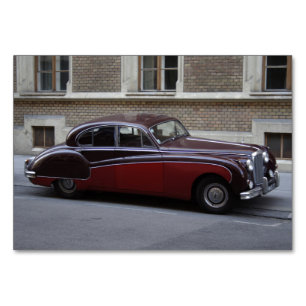 Red Jaguar Mark IX Bordsnummer
