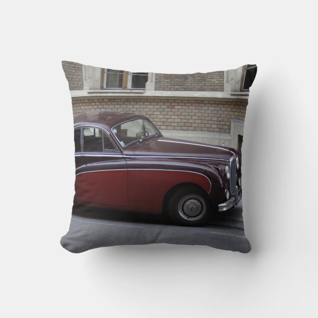 Red Jaguar Mark IX Kudde (Framsida)