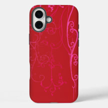 Red Jazzy iphone case