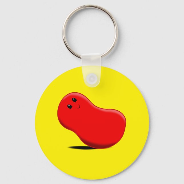 Red Jellybai Keychain Nyckelring (Framsida)