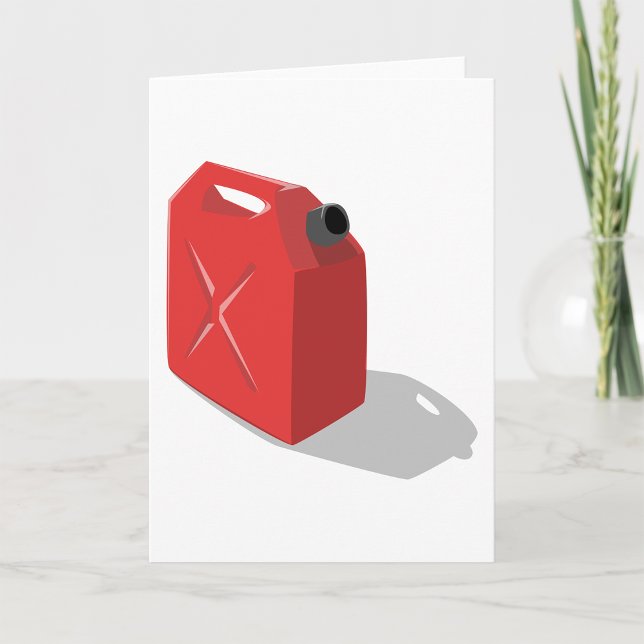 Red Jerrican Greeting Cards Kort (Skapare uppladdad)