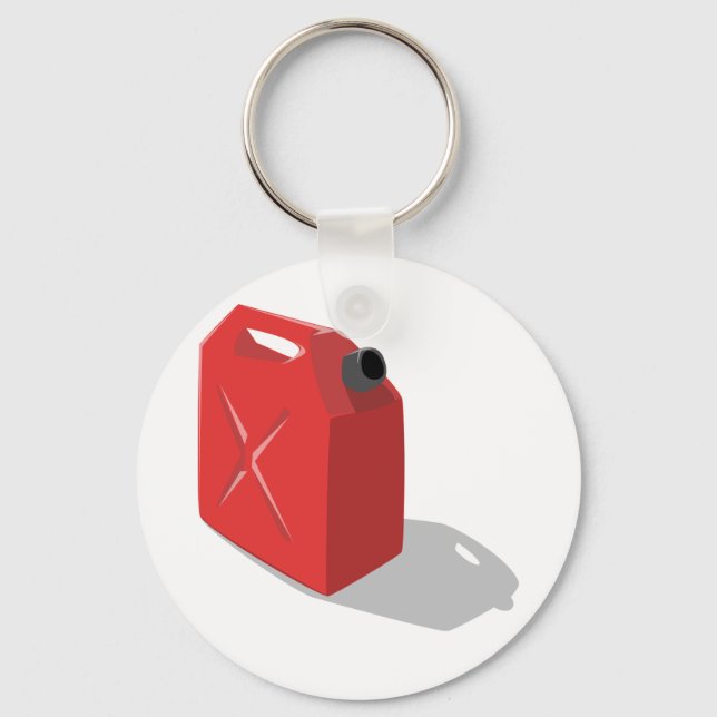 Red Jerrican Keychain Nyckelring (Framsida)