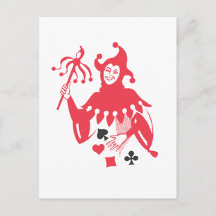 Red joker vykort
