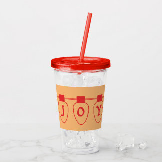 Red Joy Ljus Take Away Mugg