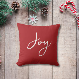 Red Joy Pillow Kudde